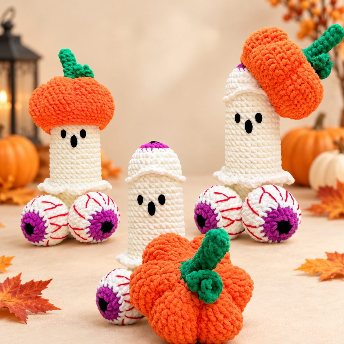 Cheeky Halloween Ghost Crochet Pattern