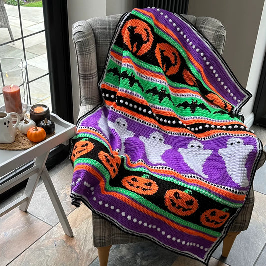 Halloween Dreams Crochet Blanket Pattern - Easy Crochet