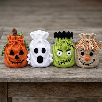 Halloween Crochet Treat Bag Pattern PDF