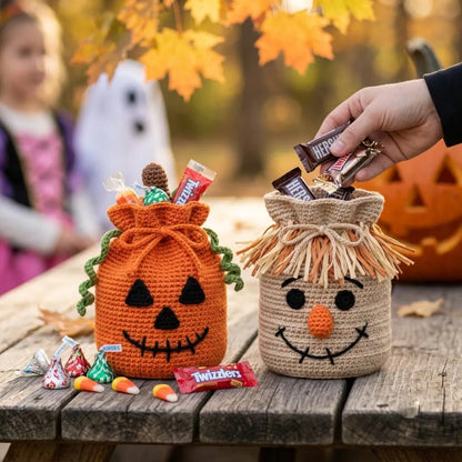 Halloween Crochet Treat Bag Pattern PDF