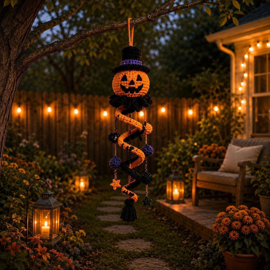Halloween Crochet Spiral Pattern Bundle – 4 Designs