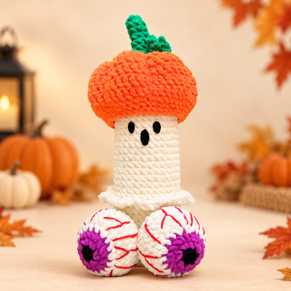 Cheeky Halloween Ghost Crochet Pattern