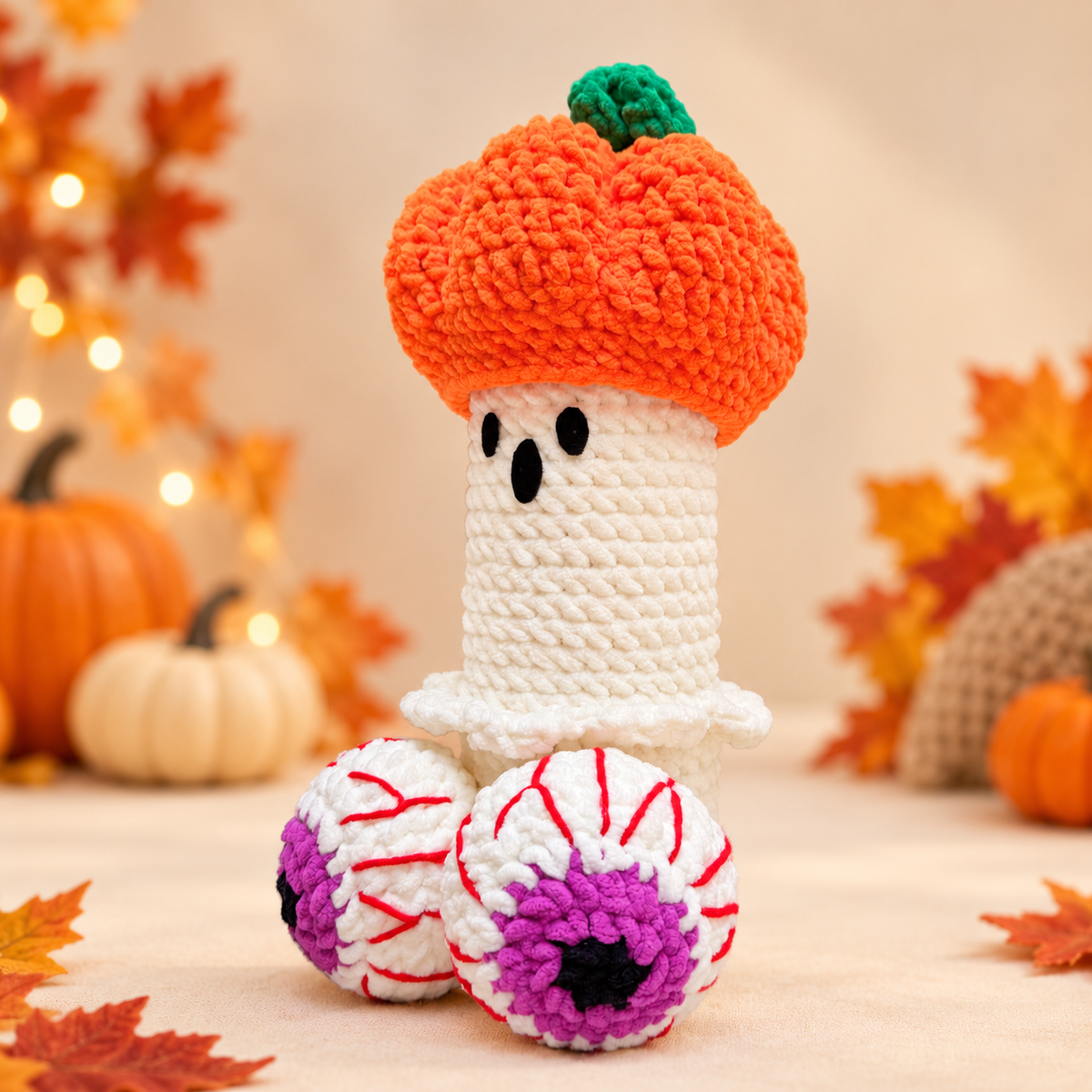 Cheeky Halloween Ghost Crochet Pattern