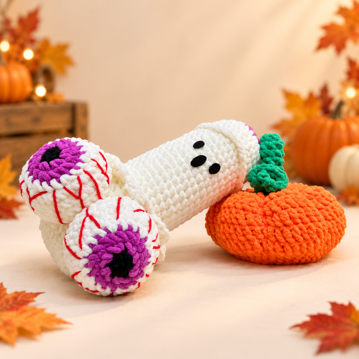 Cheeky Halloween Ghost Crochet Pattern