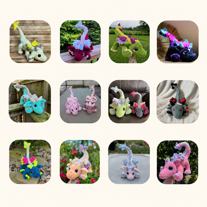 Playful Dragon Crochet Pattern