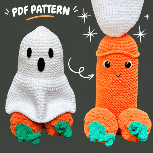 Surprise Halloweenie Ghost Crochet Pattern