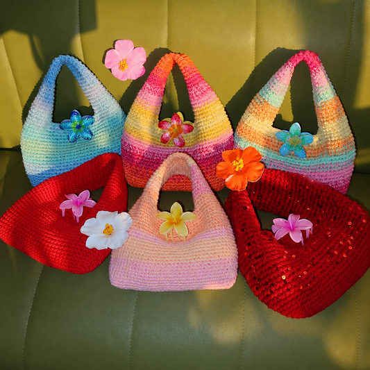 Donut Bag: 2 SIZES Croche Pattern