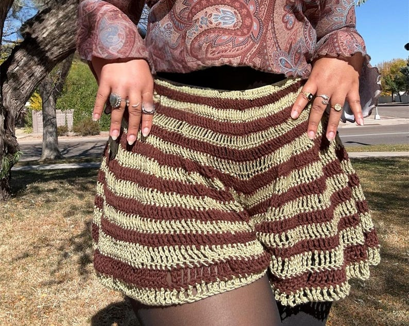 Piper Shorts Beginner Crochet PATTERN