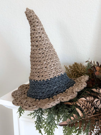 Chunky Crochet Witch Hat Pattern –  2 Size
