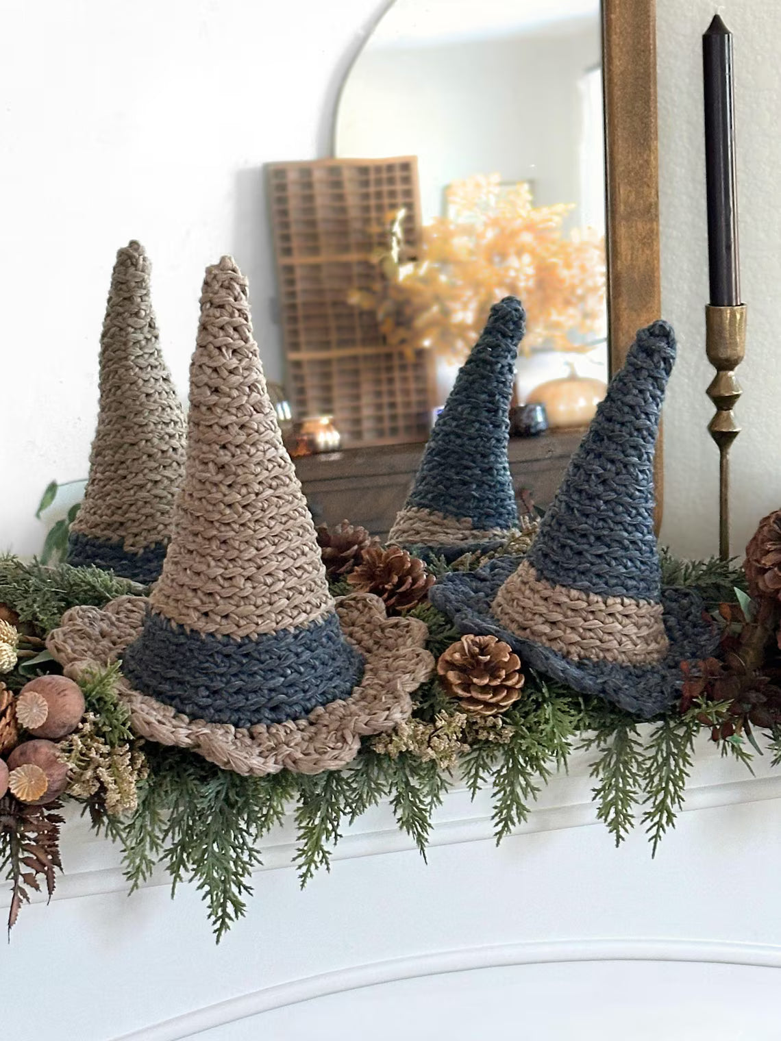 Chunky Crochet Witch Hat Pattern –  2 Size