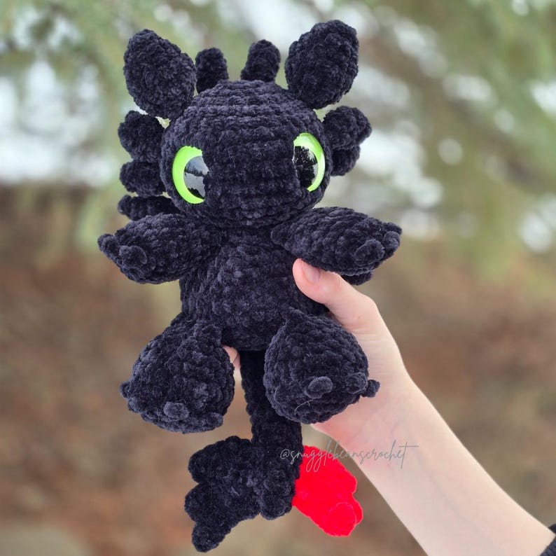 Baby Light Dragon Crochet Pattern