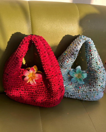 Donut Bag: 2 SIZES Croche Pattern