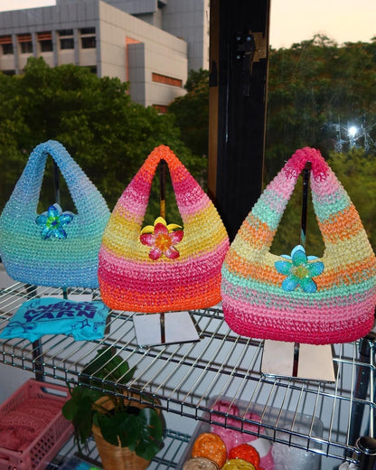 Donut Bag: 2 SIZES Croche Pattern