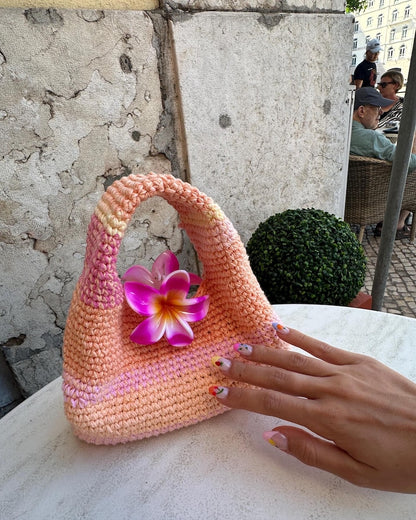 Donut Bag: 2 SIZES Croche Pattern