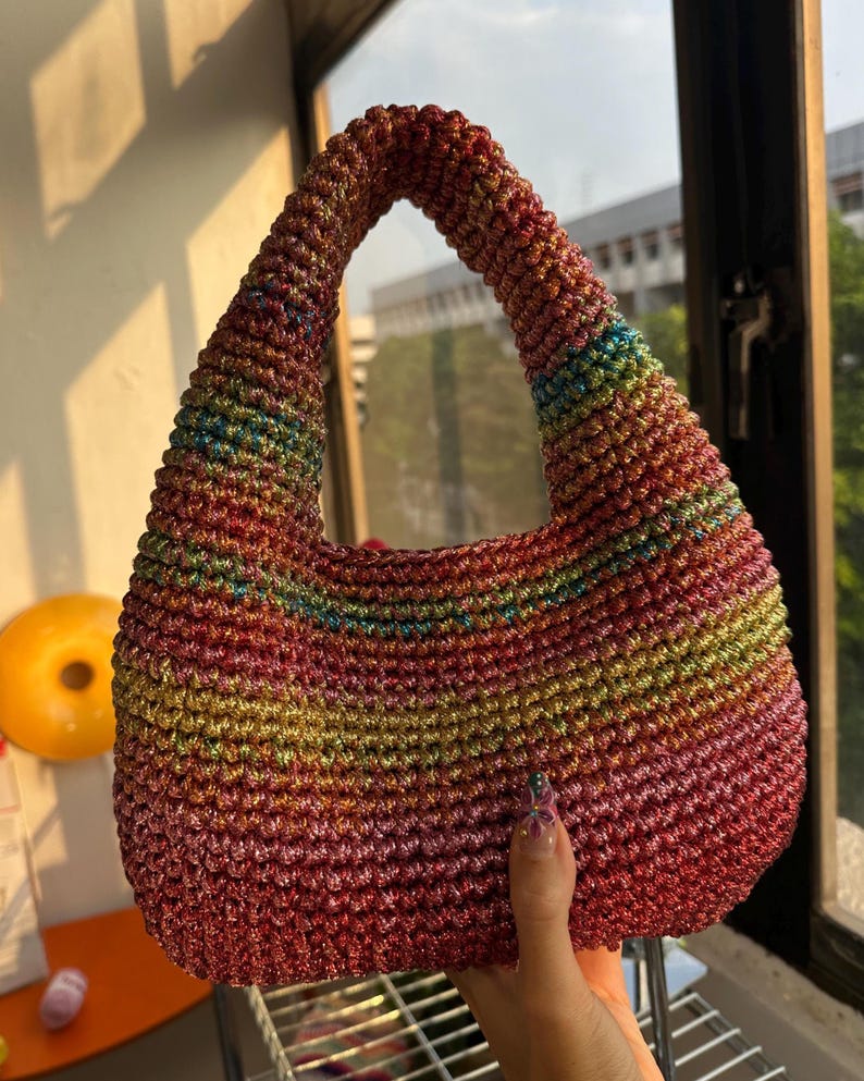 Donut Bag: 2 SIZES Croche Pattern