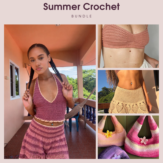 Summer Crochet Bundle - 4 Patterns