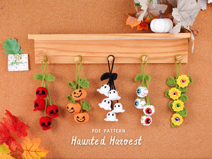 Haunted Harvest Crochet Patterns Bundle,5 Desing